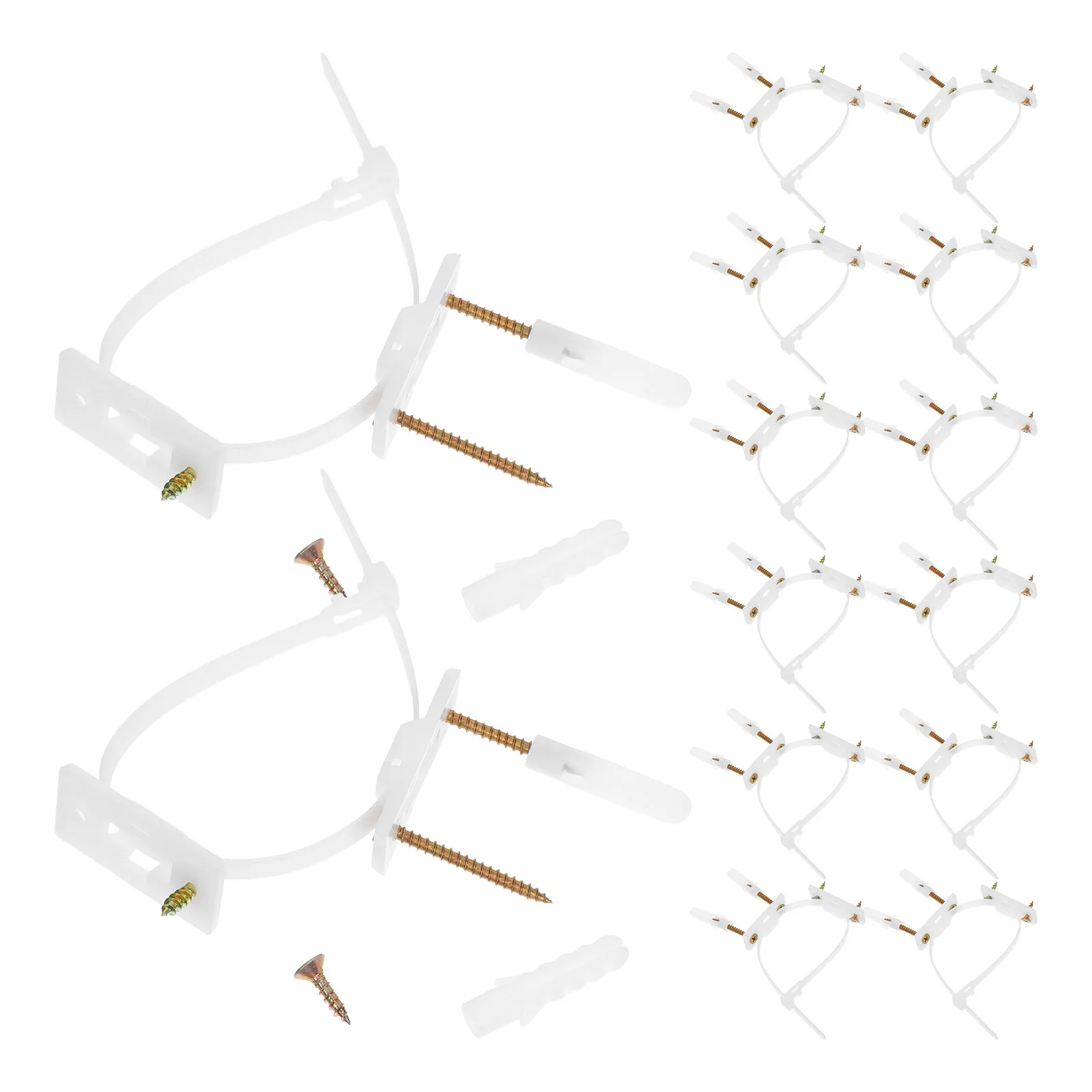 Heavy-Duty Furniture Wall Anchor Straps, 20pcs Anti-Tip Safety Kits for Dressers & Baby Proofing
