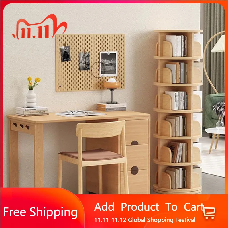 

Tiny Tall Rotating Bookcase Shelf Shelves Storage Boxes Rotating Bookcase Toy Storage Mobili Per Il Soggiorno Home Decor
