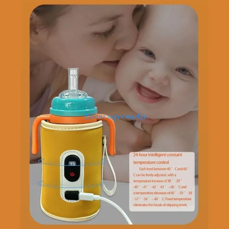 Tostador biberón viaje 090B, pantalla Digital temperatura recargable por USB