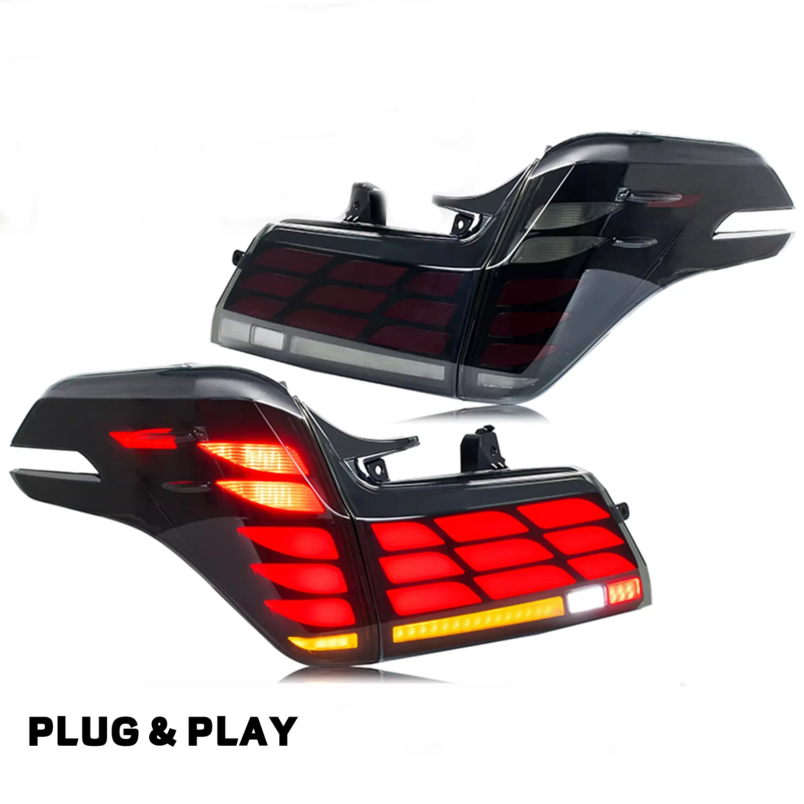 

Car LED Rear Taillights for Toyota Alphard 19-23 Animation Rear Lamps LED Taillight Assembly