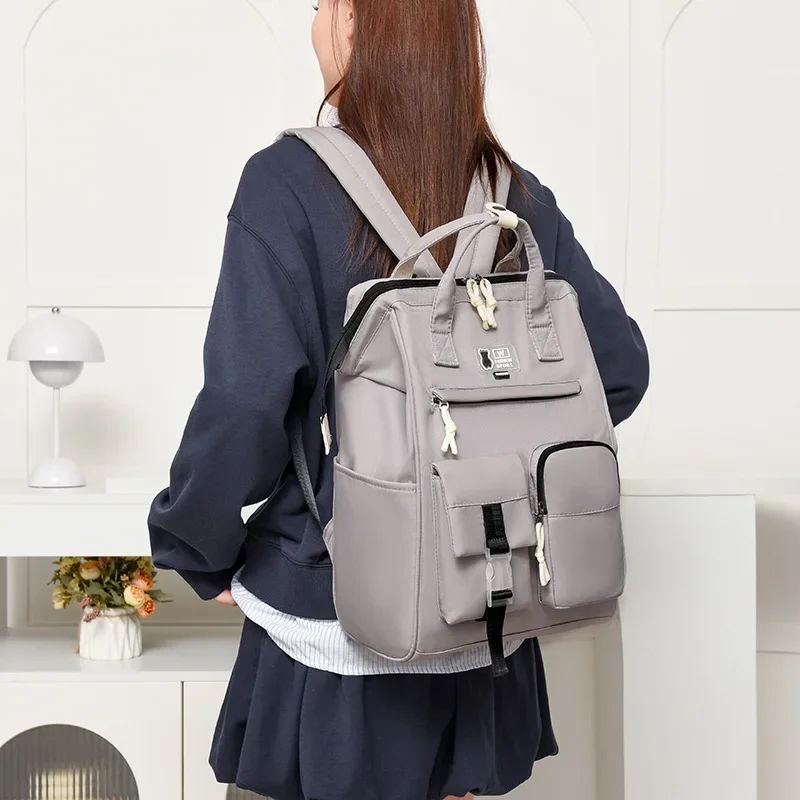 Fashion High Quality Backpack Double Shoulder Mommy Bag Large Capacity Travel Bag for Mother and Baby Activity Diaper Bags Gifts