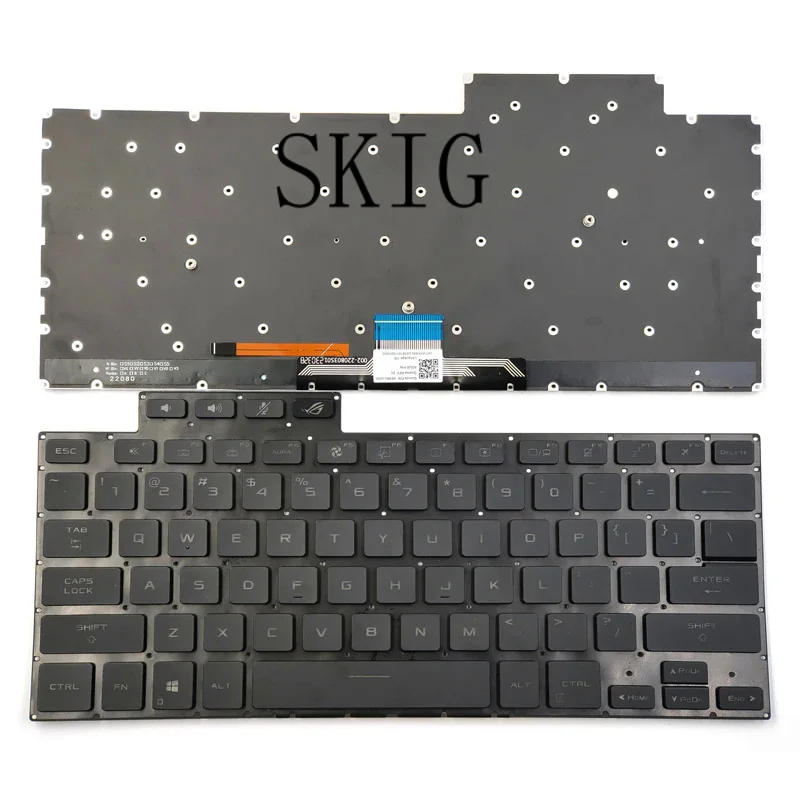 New For Asus Zephyrus G15 GA503 GA503Q GA503QC GA503QE GA503QM GA503QR GA503QS M16 GU603H Laptop Keyboard US Black With Backlit