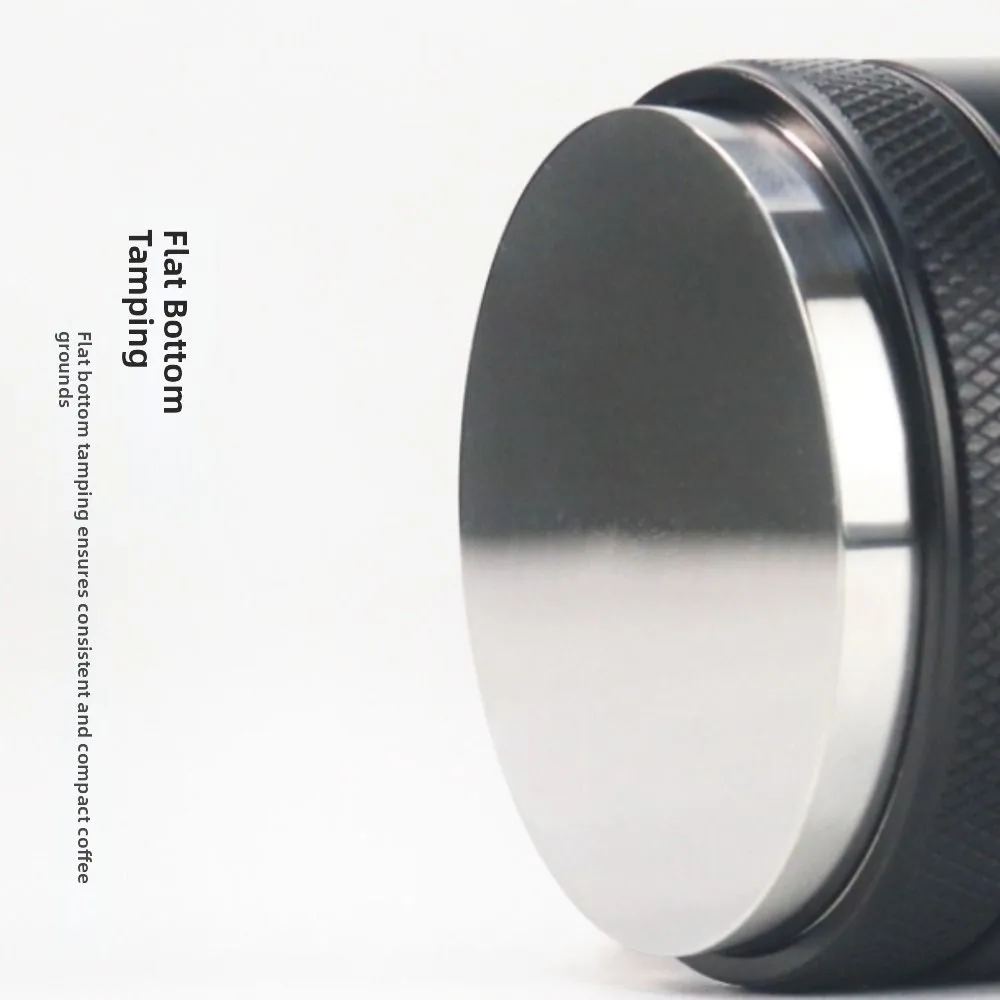 2-in-1 المزدوج رئيس القهوة مستوي 51/53/58 مللي متر سبائك الألومنيوم سدادة قهوة المضادة للانزلاق قابل للتعديل عمق القهوة الموزع