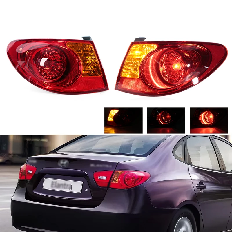 

Автомобильный задний фонарь для Hyundai Elantra 2007 2008 2009 2010, сигнальная лампа заднего бампера, абажур тормоза 92401-2H010 92402-2H010