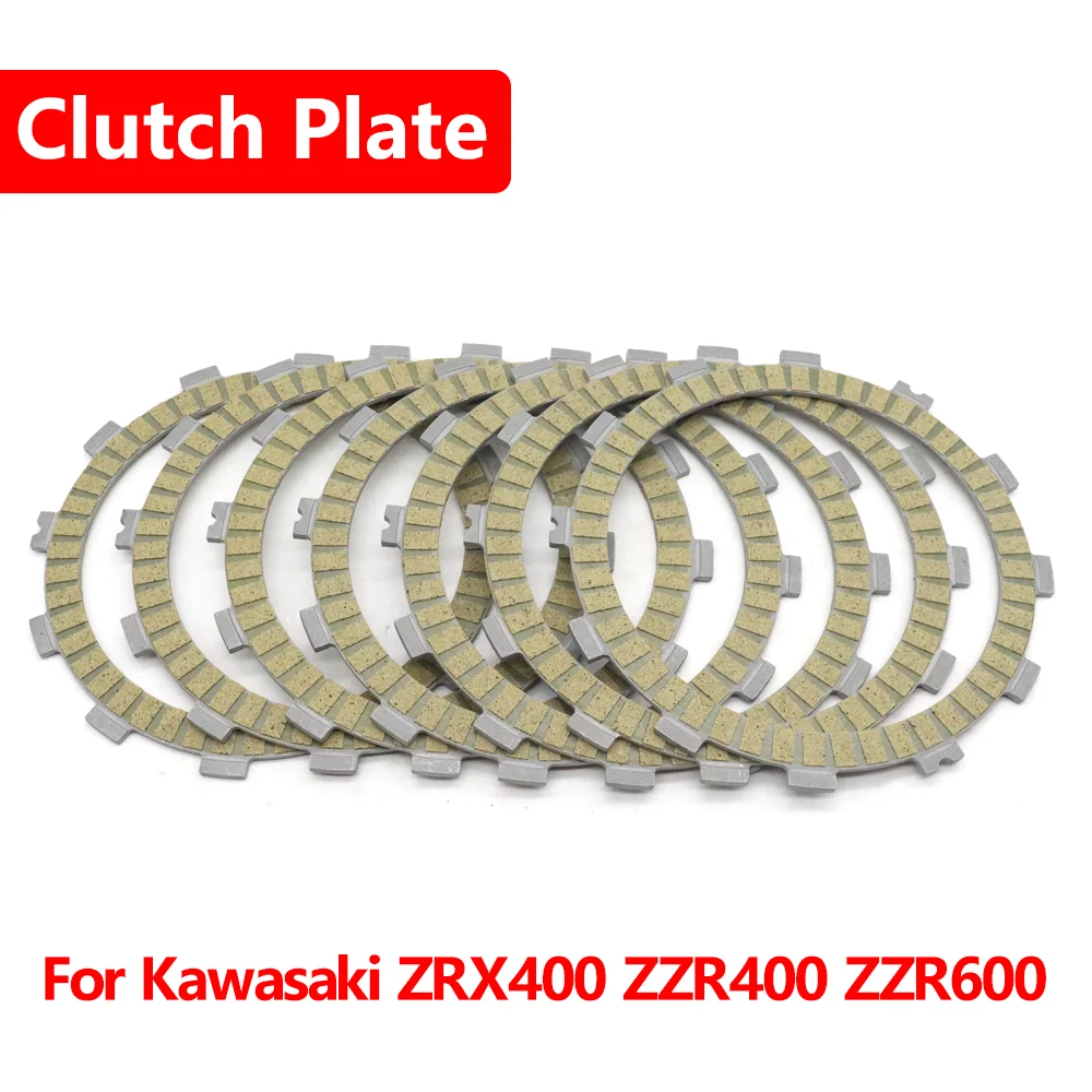 

Motorcycle Accessories Clutch Plate Friction Plate Disc Plate Kits For Kawasaki ZRX400 ZRX 400 ZZR400 ZZR600 ZZR 400 600