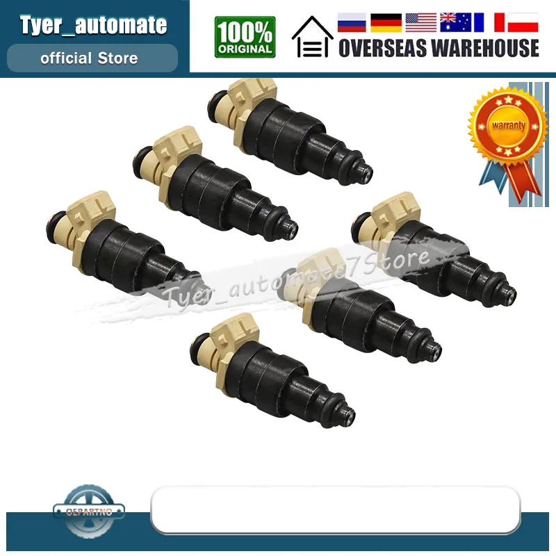 53030343 6Pcs Fuel Injectors For 1993-1995 Jeep Grand Cherokee 4.0L I6