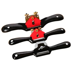 Manual Wood Planers Deburring Adjustable Plane Spokeshave Push Slotted Planer Trimming Hand Tools 9/10IN