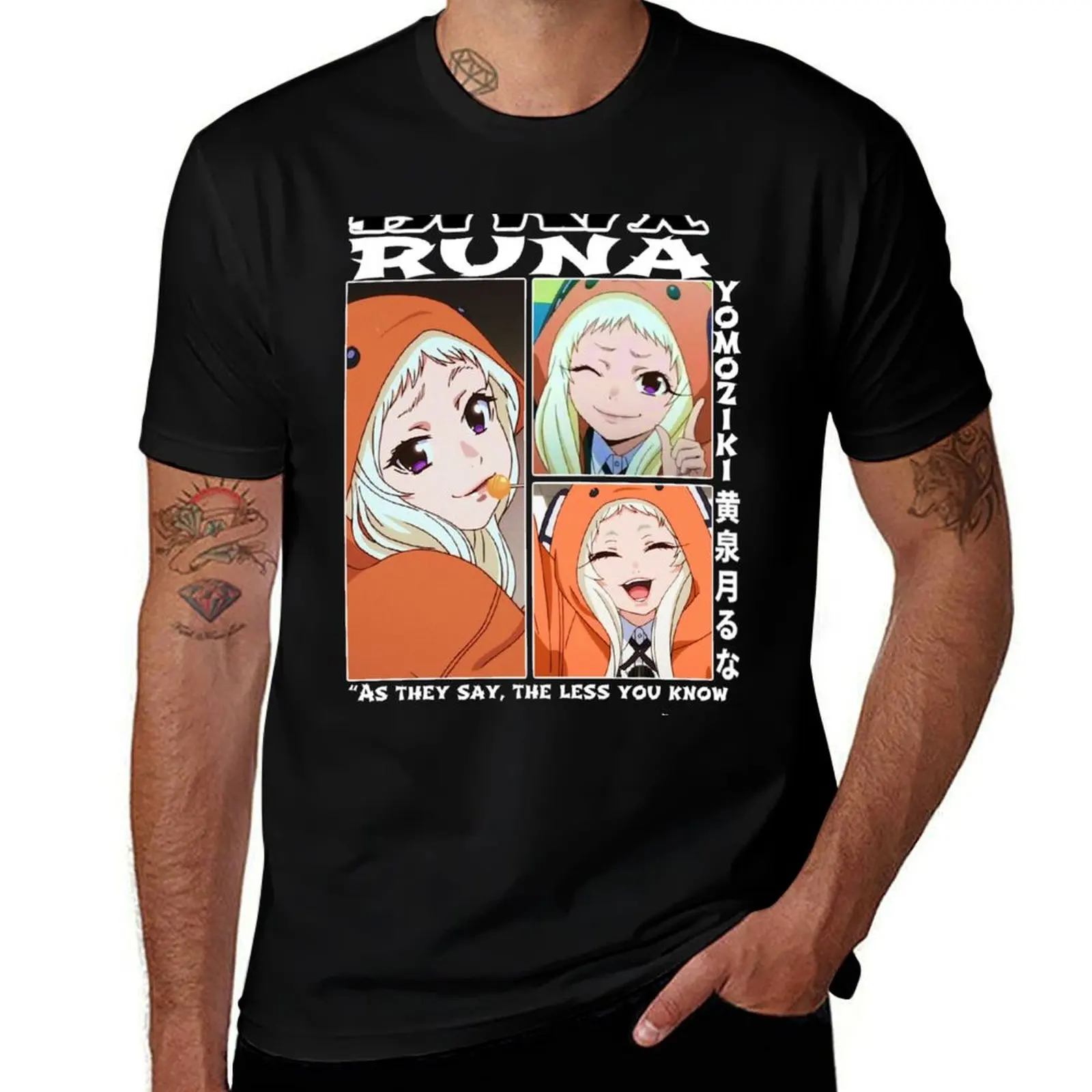 Runa Yomozuki Kakegurui - Compulsive Gambler T-Shirt quick-drying shirts graphic tee oversized t shirt mens t shirts