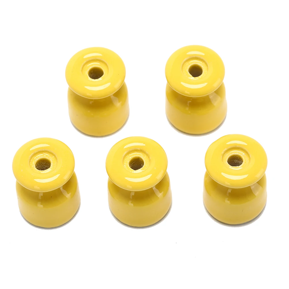 5Pcs/lot Ceramic Insulator for Wall Wiring Ceramic Insulators Porcelain Insulator High Frequency Electric Porcelain
