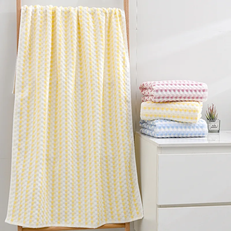 New Premium Silk-finish 40-count Adult Household Gift Oversized Absorbent Class A Antibacterial Luxury Bath Towel