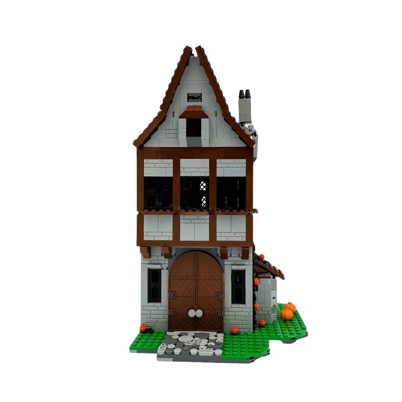 1105 قطعة MOC Mariose القرون الوسطى الخيميائي S مخزن وحدات نموذج اللبنات لعبة الهندسة المعمارية لتقوم بها بنفسك فكرة هدايا عيد الميلاد الإبداعية