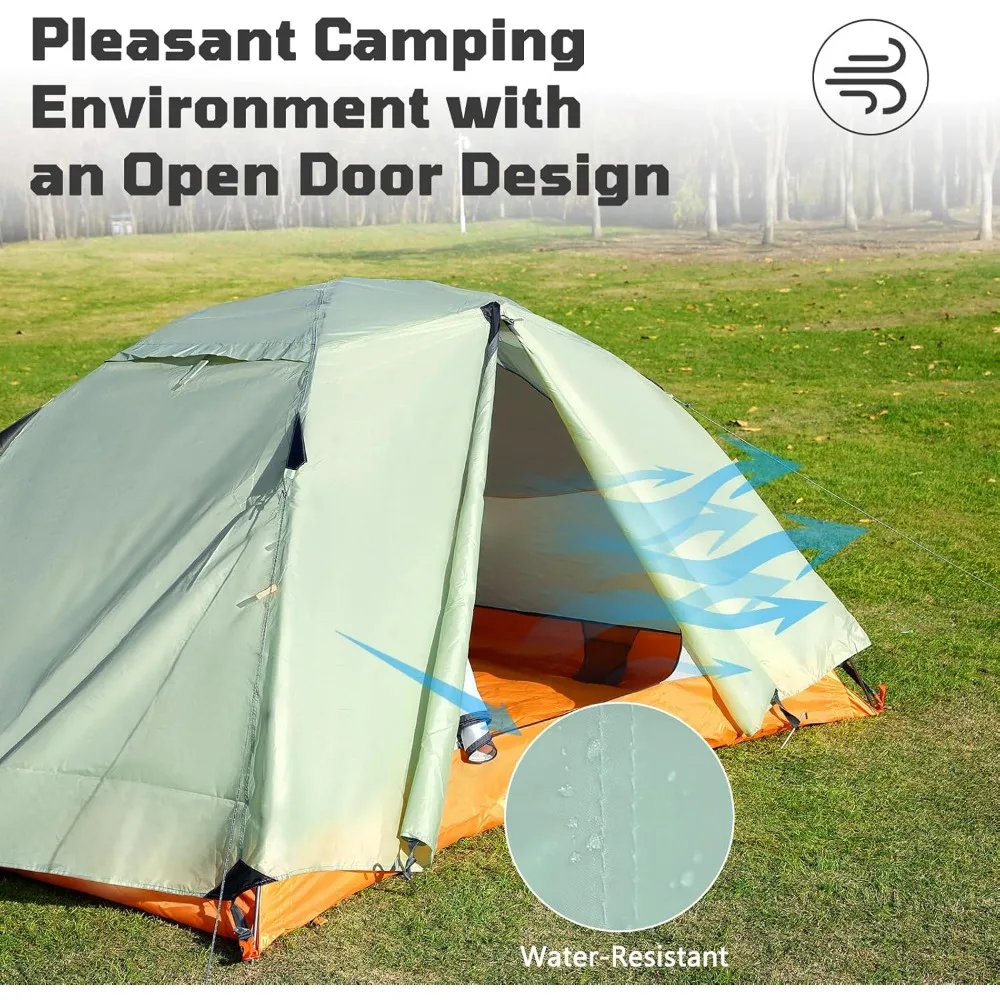 خيمة محمولة مقاومة للماء سريعة الإعداد للتخييم والشاطئ والمغامرات الخارجية
