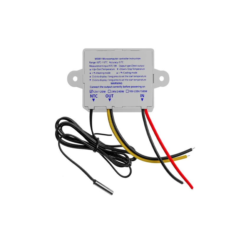 XH-W3001 12V/120W 24V/240W 220V/1500W Digital Temperature Controller Switch Microcomputer per Arduino Cooling Heating Switch