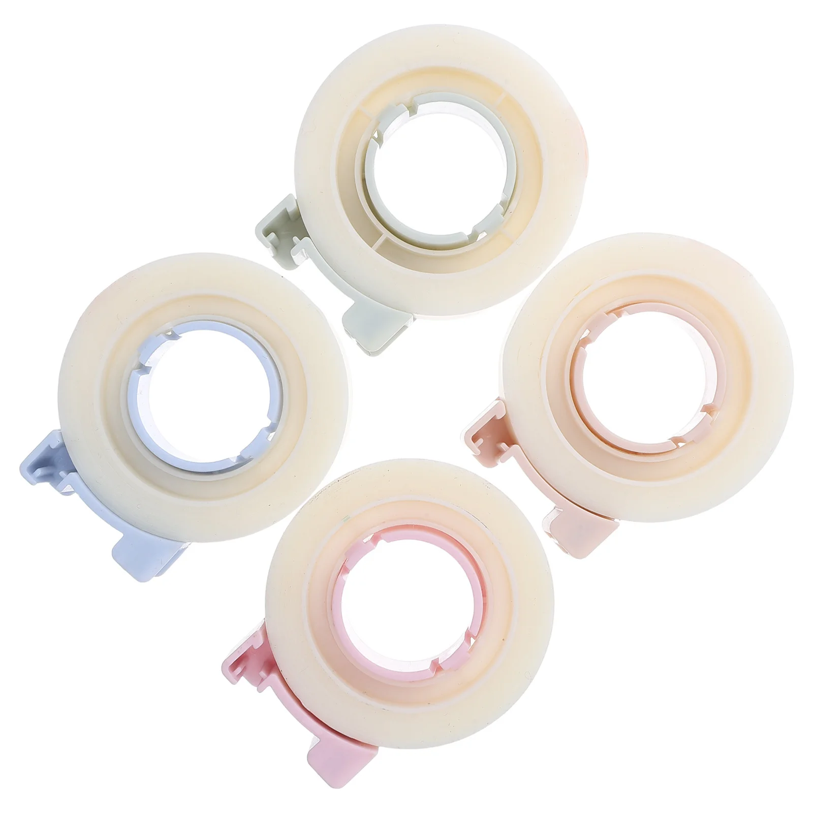 4Pcs Invisible Correction Tape Writable Transparent Mini Portable Dispenser Student Office School Repair Adhesive Tape
