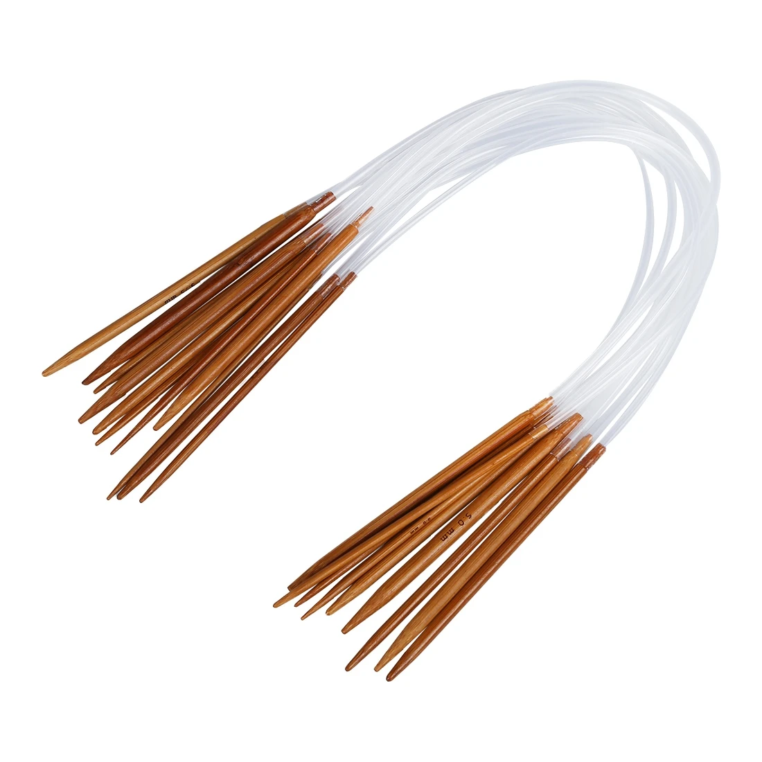 

11 sizes 2.0mm-5.0mm 40 cm Bamboo Circular Needles