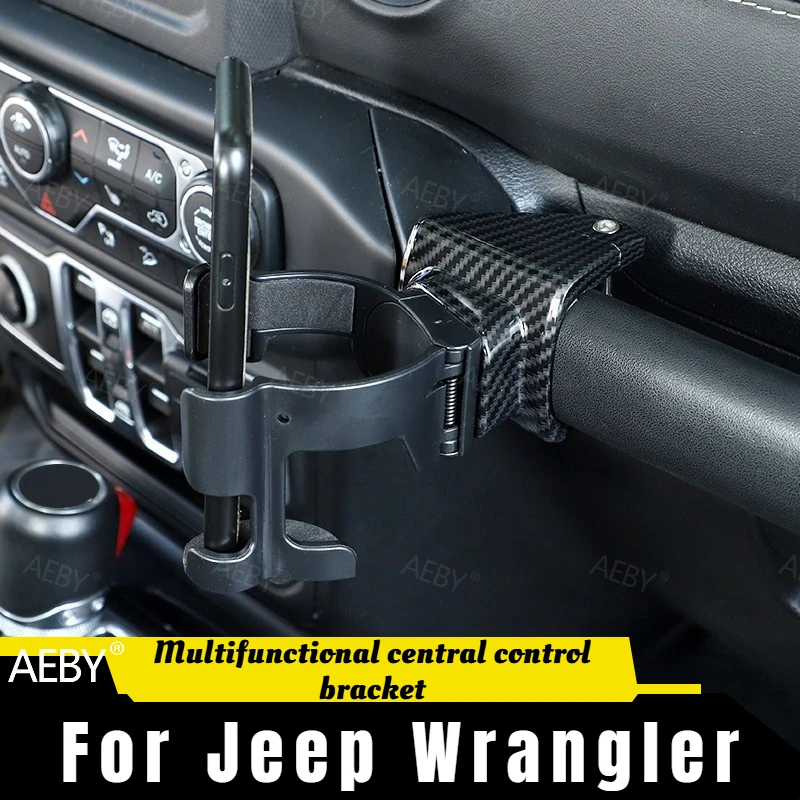 

For Jeep Wrangler 1997-2023 Mobile Phone Holder Car Drink Holder Multipurpose,Central control co-pilot,Car accessories