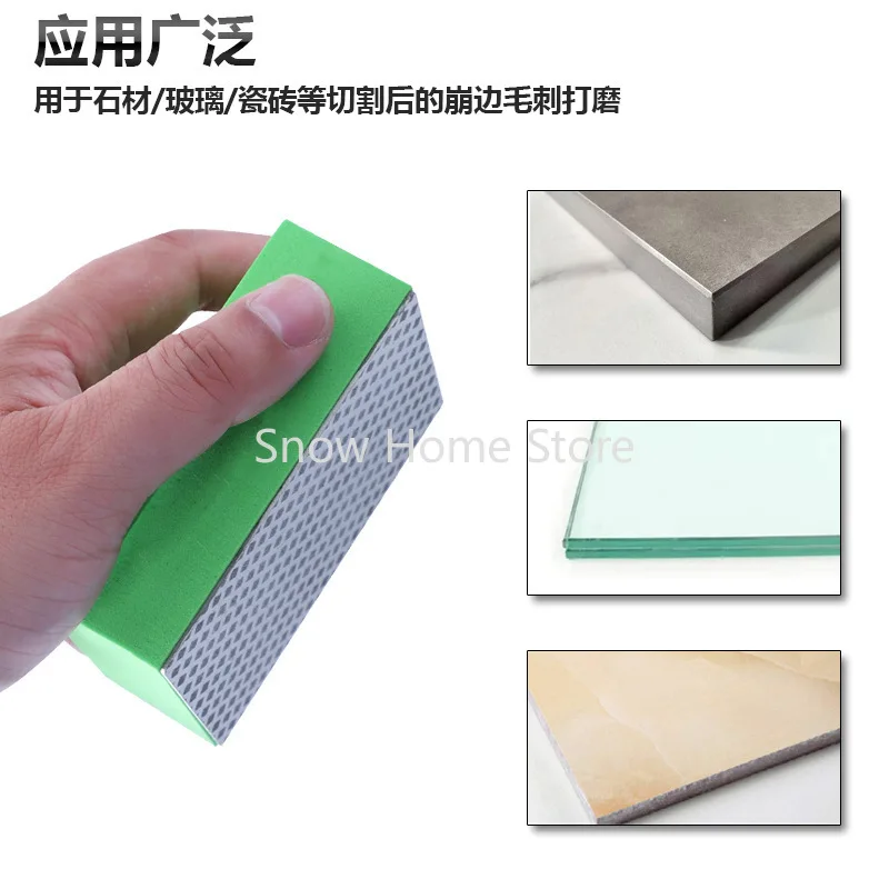 Tile Glass Trimming Polishing Polishing Deburring Wipe Plate Diamond Hand Rub