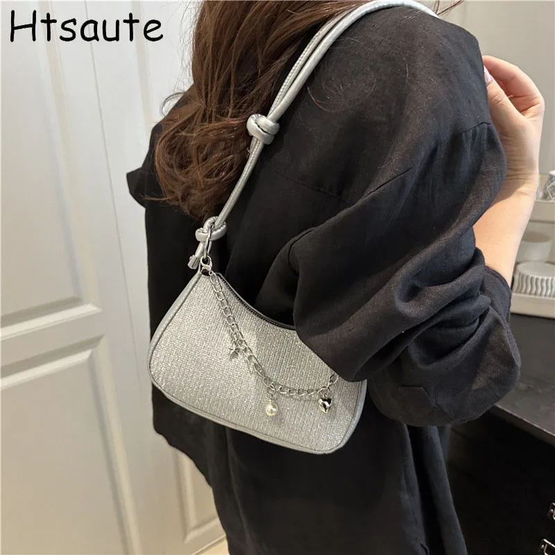 

Underarm Bags Women Top PU Leather Crossbody Bags Trendy Fashion Shoulder Bag Soft Mini Handbag with Zipper Closure bolsos mujer