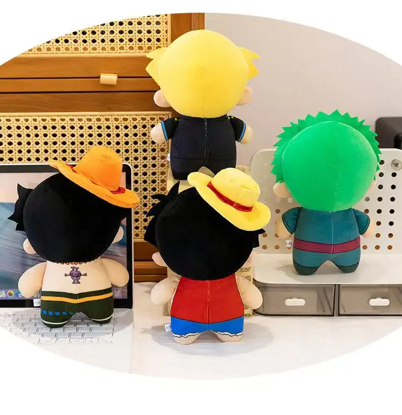 Neuestes Modell, Solon Luffy Shanzhi Ace Plüschtier, Cartoon-Anime-Spaßpuppe, Geburtstagsgeschenk für Kinder – Detail 25