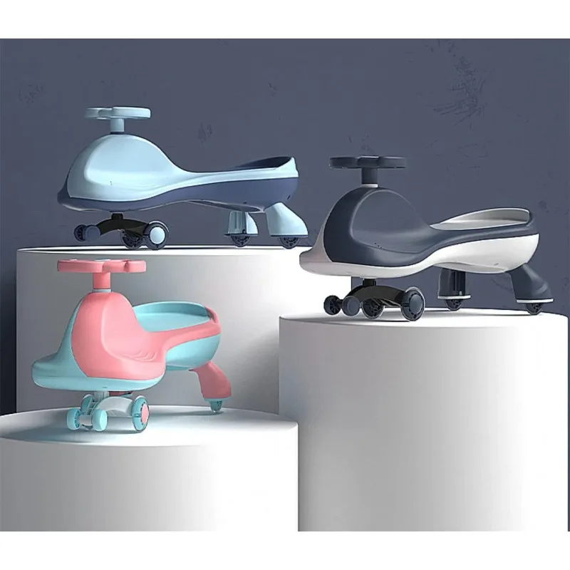 Coche oscilante con sonido LED para niños, coche de equilibrio, antivuelco, antienversión, fuerte soporte de carga, coche mecedor de juguete para bebé, el mejor regalo