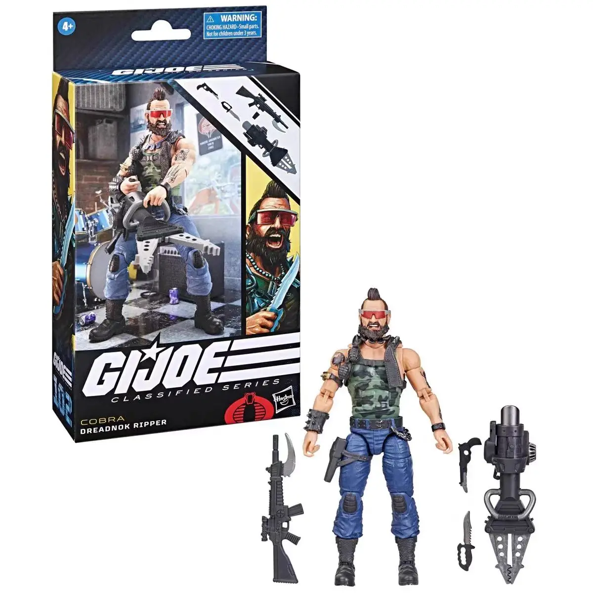Original Hasbro G.I. Joe Classified Series #102 COBRA Dreadnok 