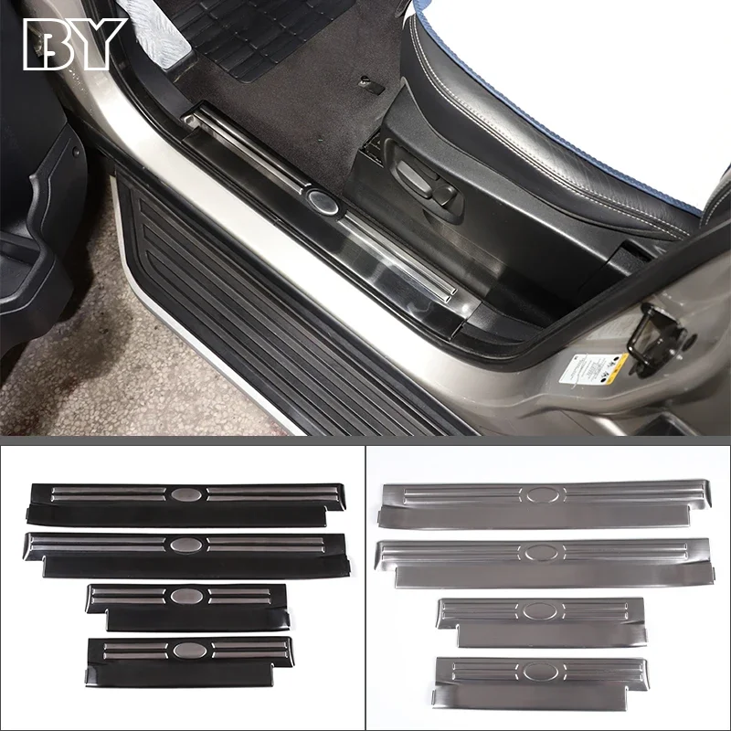 

For Land Rover Discovery 4 LR4 2010-2016 Stainless Steel Door Sill Scuff Plate Welcome Pedal Trim Car Accessories
