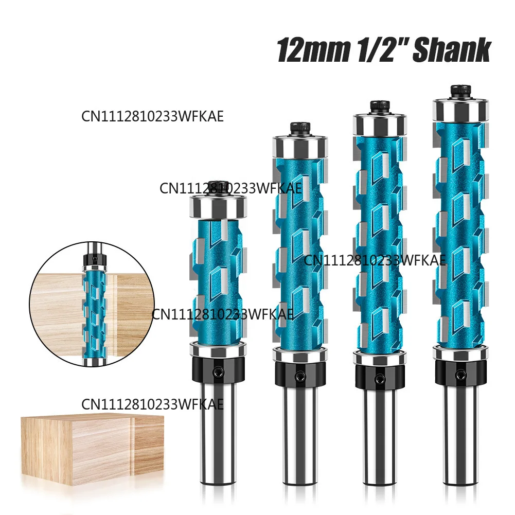 Woodworking double bearing trimming spiral trimming router bearing profiling numerical control engraving tool