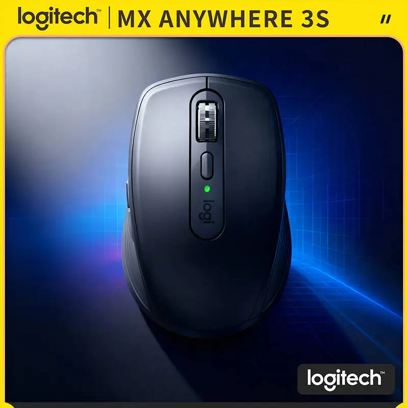 

Компактная мышь Logitech MX Anywhere 3S, эргономичный дизайн, перезаряжаемая, с быстрым прокруткой для портативных ПК Mac