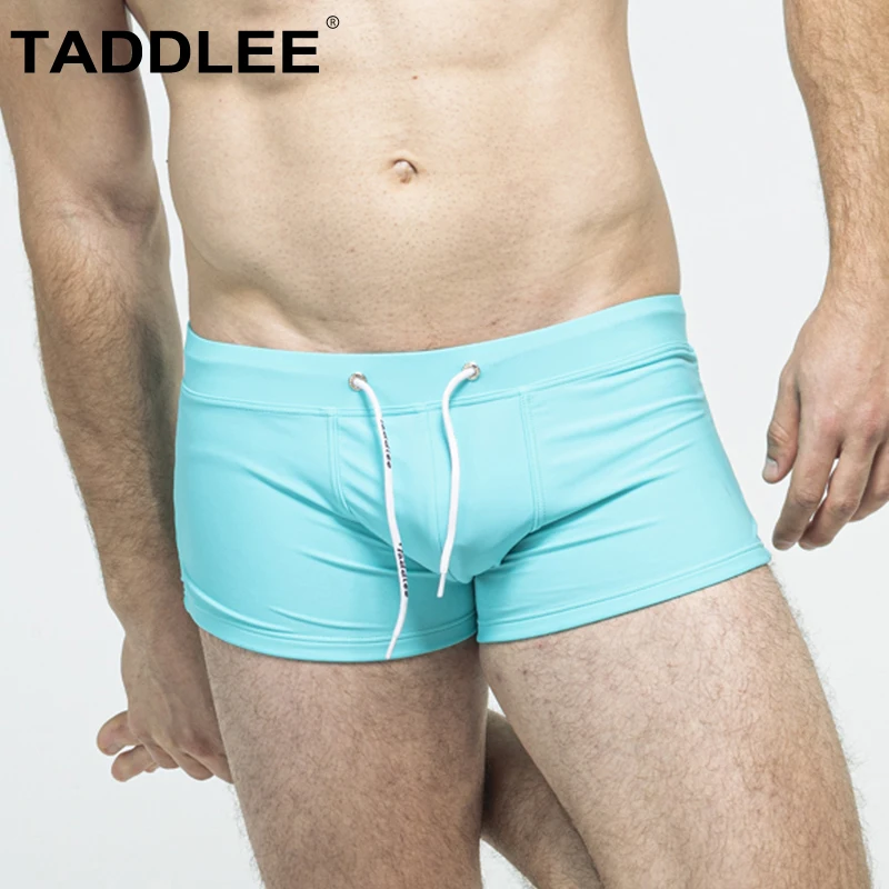 

Taddlee Swimwear Men Swimsuits Square Leg Swim Trunks Briefs Bikini Boardshorts