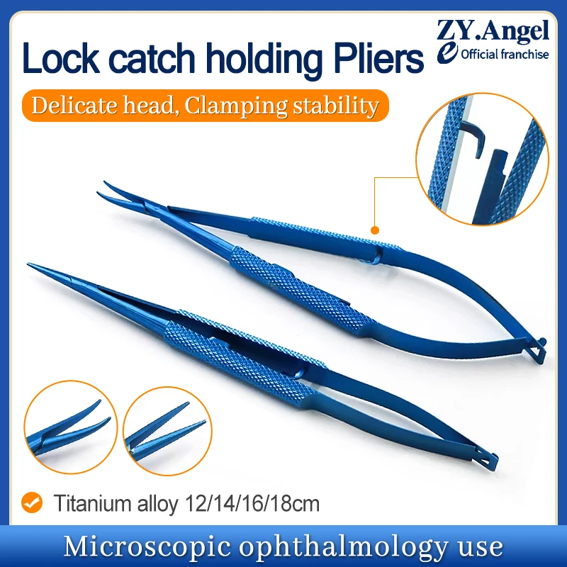 Ophthalmic Surgical Instrument Set 14/16/18CM 4-piece Forceps/Needle Holder/Scissors