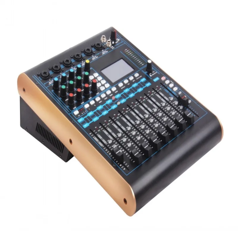 Dictionary Effector VX-12 12-Channel Professional DJ Audio Mixer Built-in Effects USB Recording 5-Band EQ