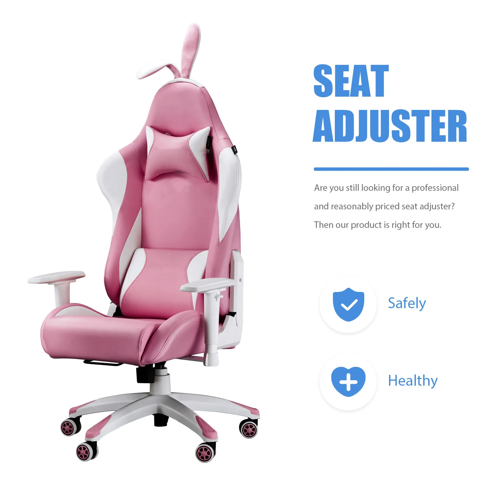 6 pcs Professional Game Chair Adjusters Black Plastic Iron Multi-Angle Turners For Esports Chairs Practical Angle