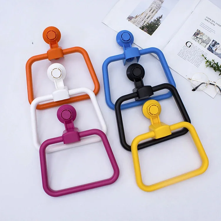 Bathroom Multifunctional Towel Bar Vacuum Suction Towel Ring Bathroom Free Punch Towel Ring Wholesale Free Punch Towel Ring