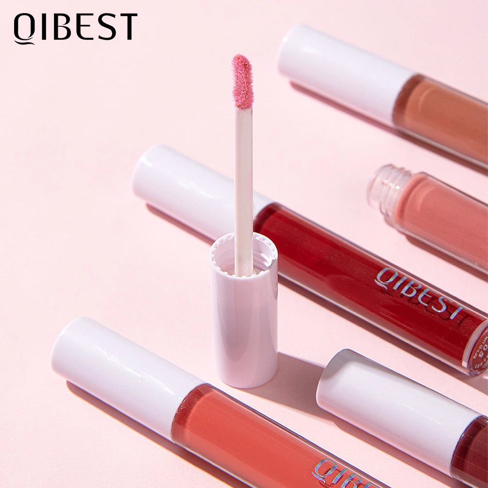 Make Up Matte Liquid Lipstick Waterproof Long Lasting Lip Gloss Velvet Mate Nude Red Lipsticks Lipgloss Makeup Cosmetic Brushes