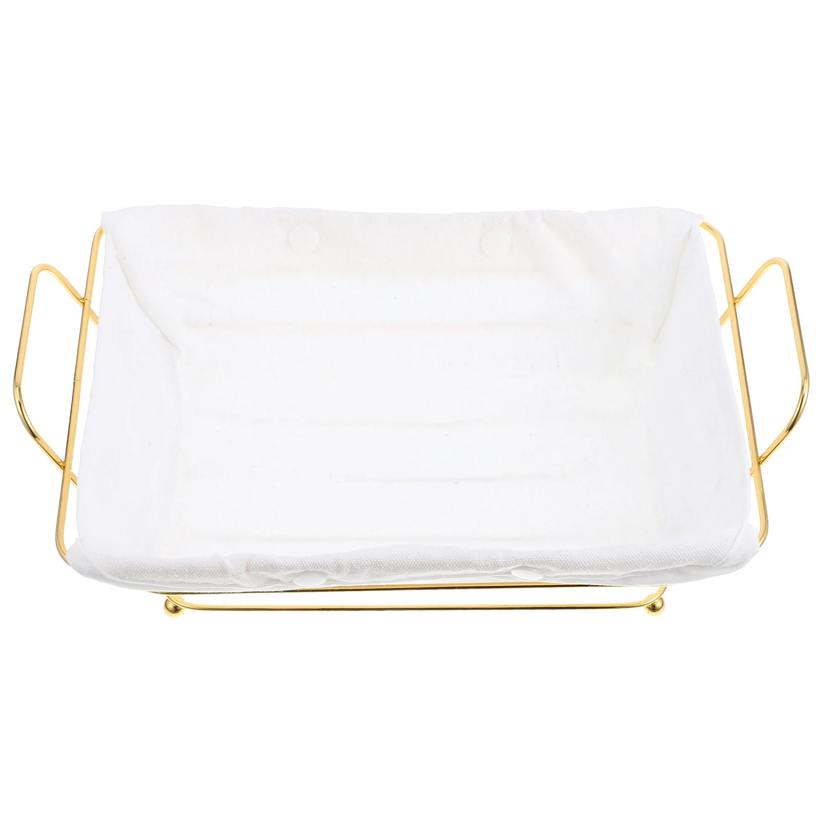 

Iron Wire Bread Storage Basket Fruit Vegetable Organizer Pantry Tray Kitchen Cabinet Decorative Food Holder Rectangle Metal