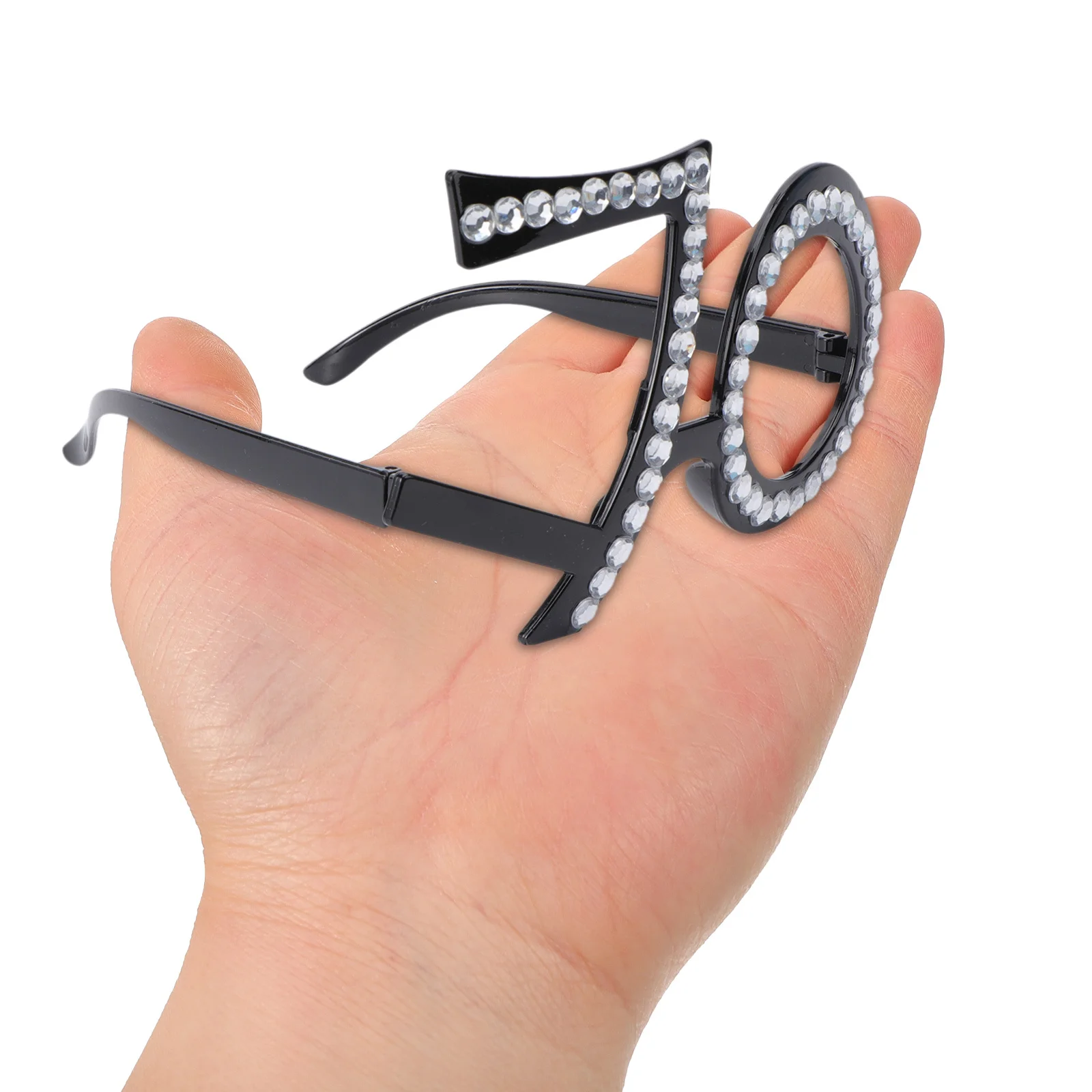 

1Pcs Party Decorative Glasses Trendy Number Glasses for Birthday Celebration Lightweight Sturdy Not Easy Break Wearable