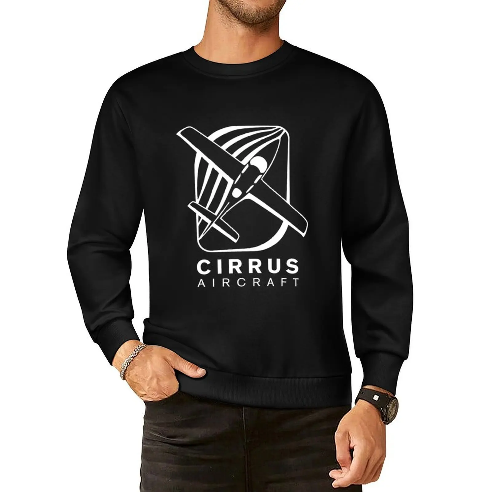 

Cirrus Aircraft Big Logo Pullover Hoodie hooded shirt anime clothes men's coat sweatshirt