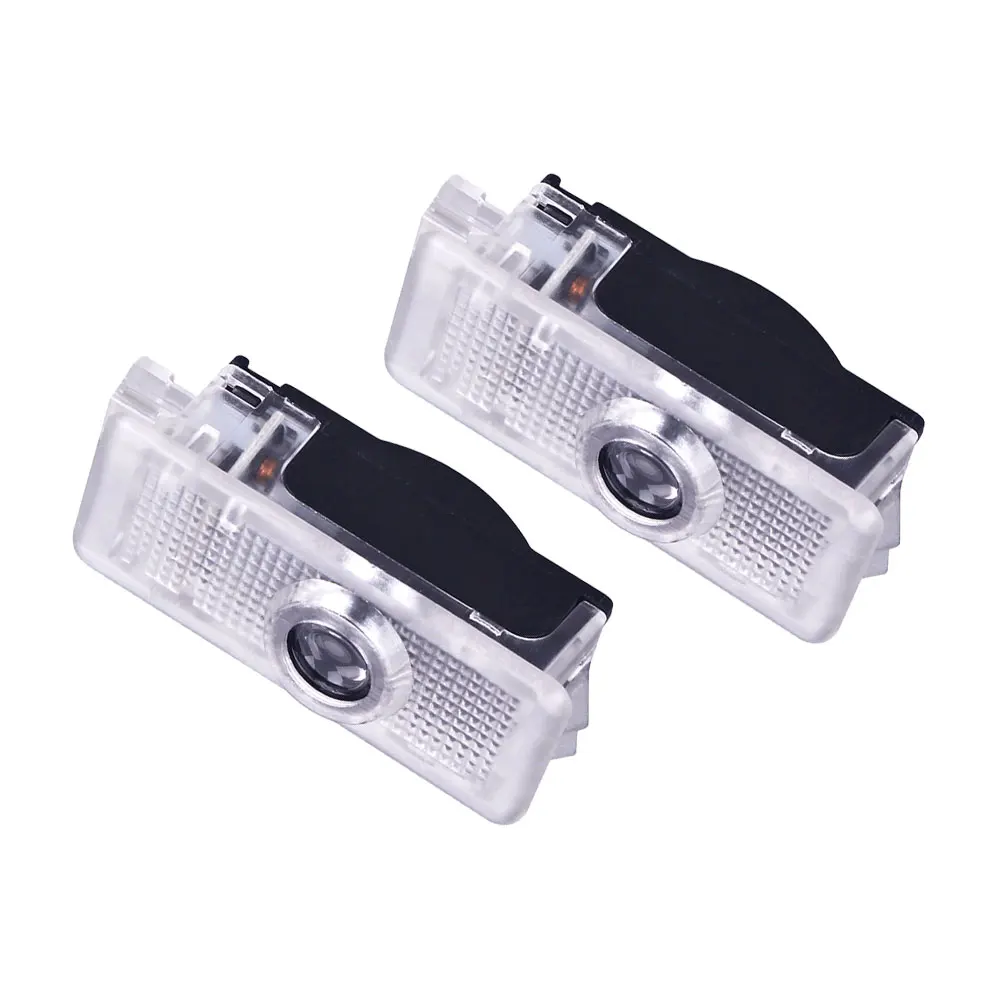 2Pcs Car Door Lights For CLA E CLS C Class C117 Coupe Cabriolet A207 C207 C205 A205 AMG LED Projector Accessories