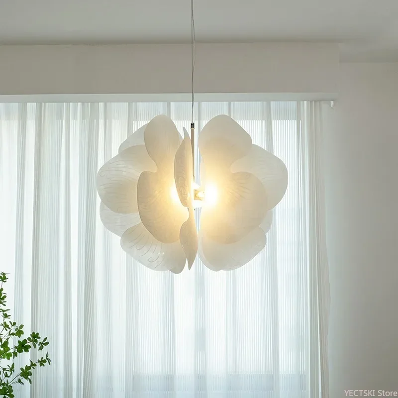 

GHEUVNJ Nordic French pre-loved butterfly chandelier living room, bedroom, dining room lamp, creative high-end lamps