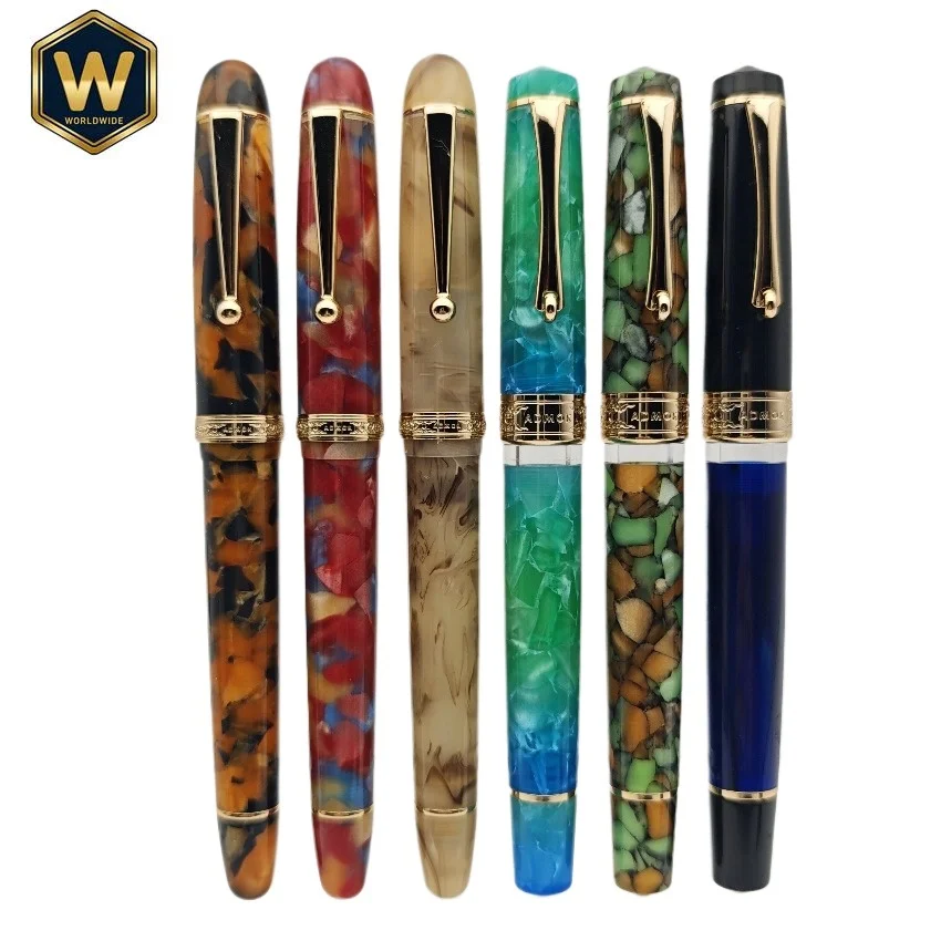 

ADMOK 757 Classic Piston Fountain Pen - NO.6 Schmidt BOCK Nib, Vintage Design, Ideal Gift for Collectors/Business Writing