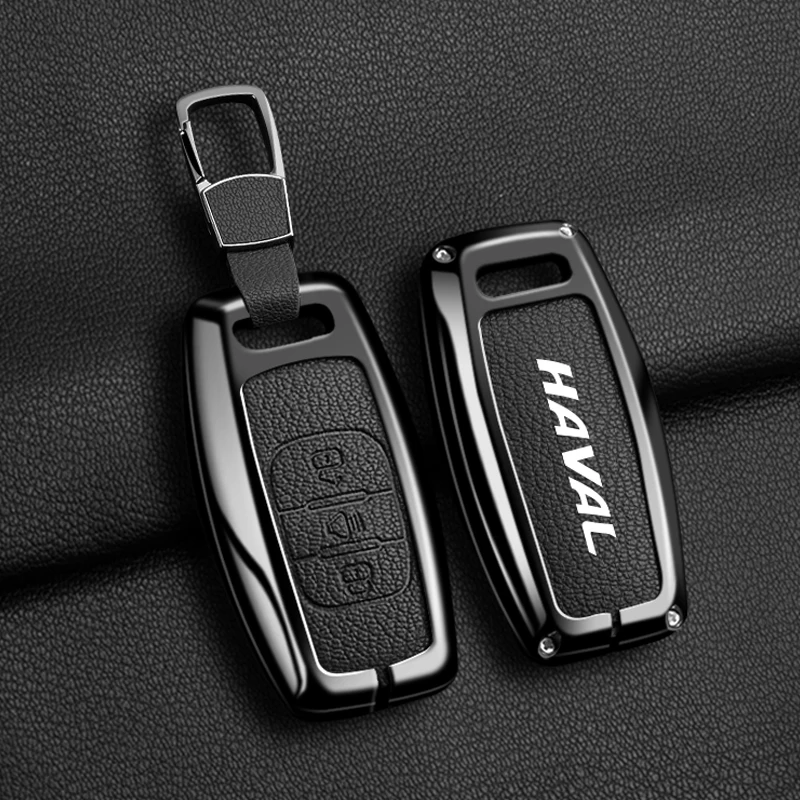 

Zinc Alloy Goatskin grain Car Key Case Cover for Great Wall Haval/Hover H1 H6 H7 H4 H9 F5 F7 H2S Car-covers Keychain Accessories