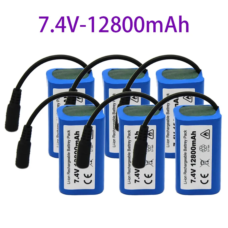 100% New Enhanced LiPo Battery, 7.4 V, 12800 MAH, T1882011-5, T888, V007, H18, C18.