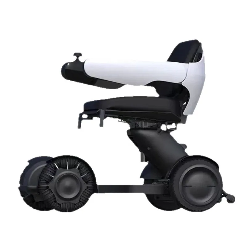 High-end remote control intelligent electric wheelchair, automatic folding electric four-wheel scooter for the elderly