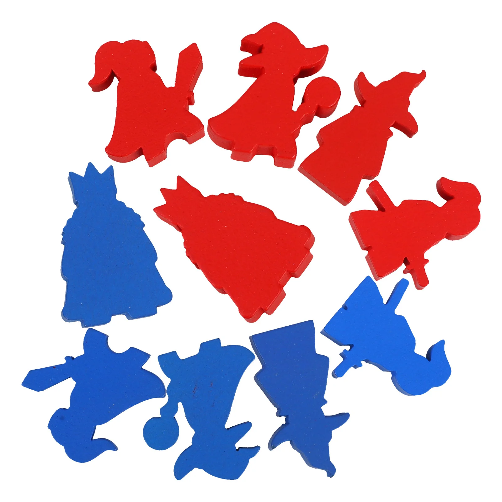 10 قطعة قطع شطرنج خشبية ناعمة لدغ-بيادق لألعاب الطاولة استبدال مكونات ألعاب الطاولة التعليمية