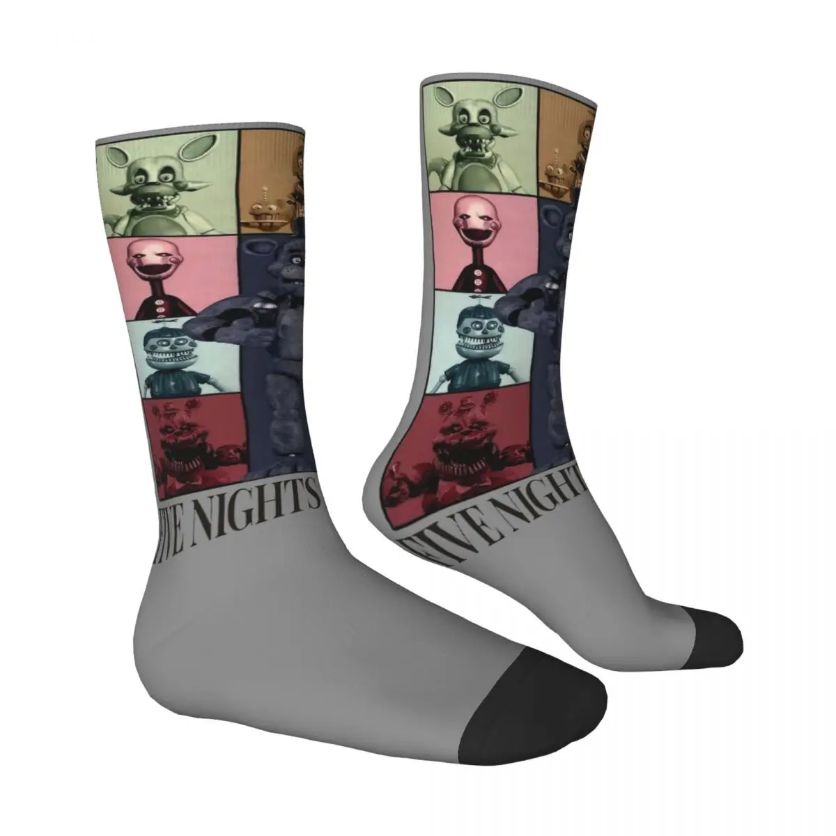 Men's Socks Five Nights Freddys Eras Tour Stockings Winter Casual Comfortable Socks Design Running Sports Anti Slip Socks