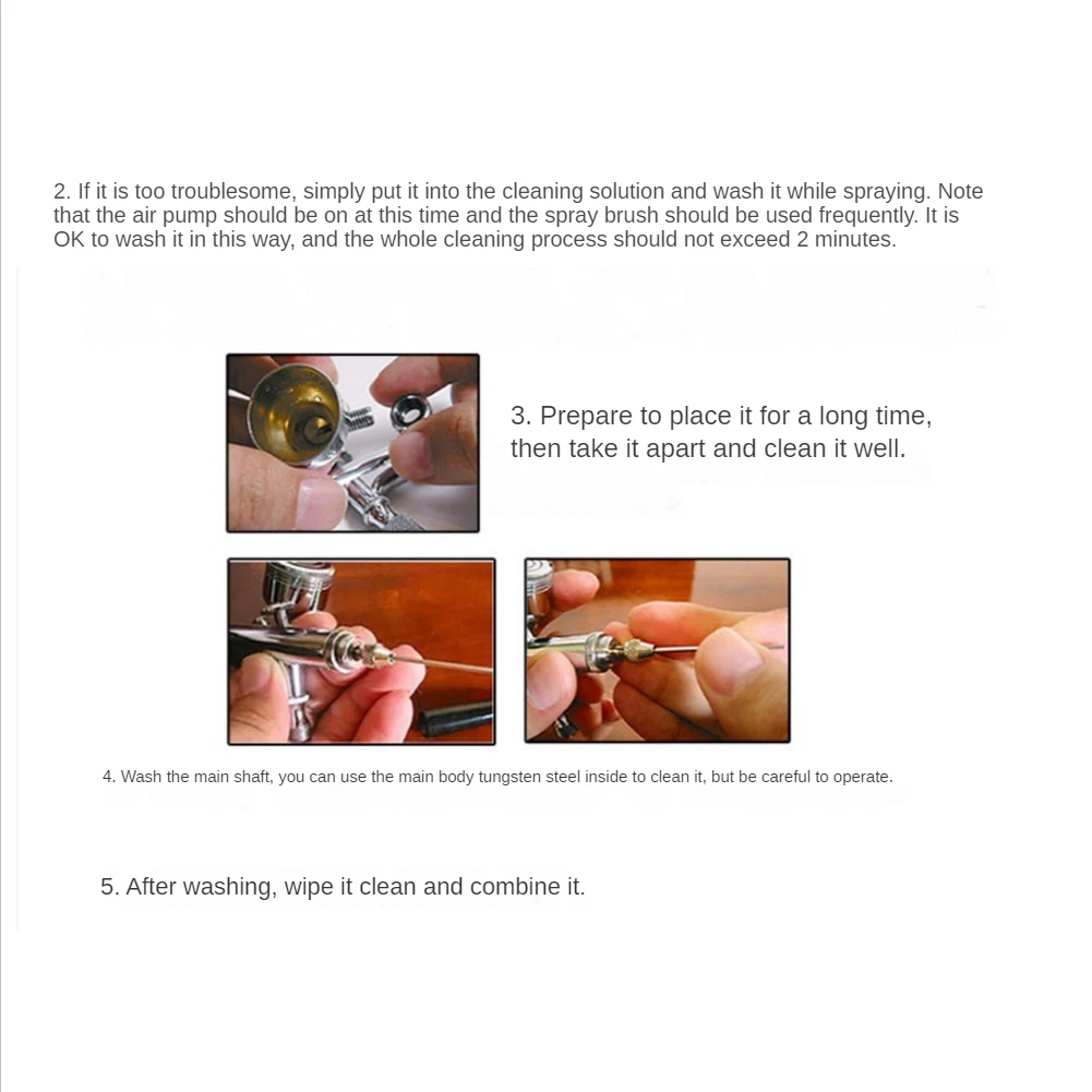 A20F-Цветной комплект насосов для аэрографа Набор воздушных насосов для аэрографа Пластик + металл для торта/модели/поделки