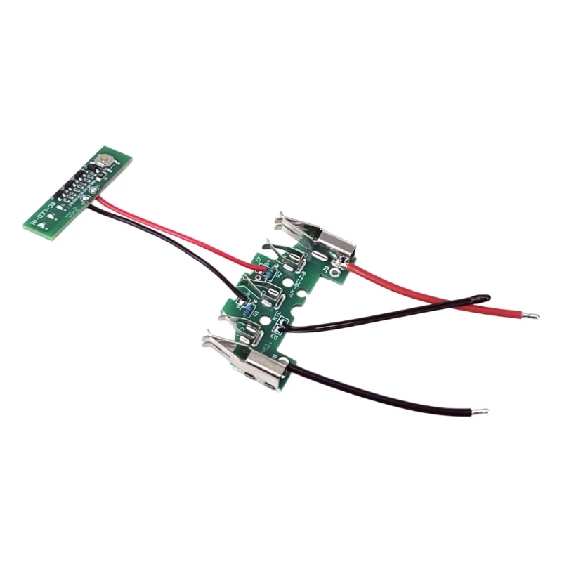 02DC BAT610 Green Pack Repair Board for 18V 14V Service Work, 7.5 x 4.5 Circuit Board with Wire Set, Metal End Design and