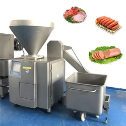 Commercial Electric Vacuum Sausage Meat Stuffer Filler Filling Processing Machine High Automatic Sausage Stuffer