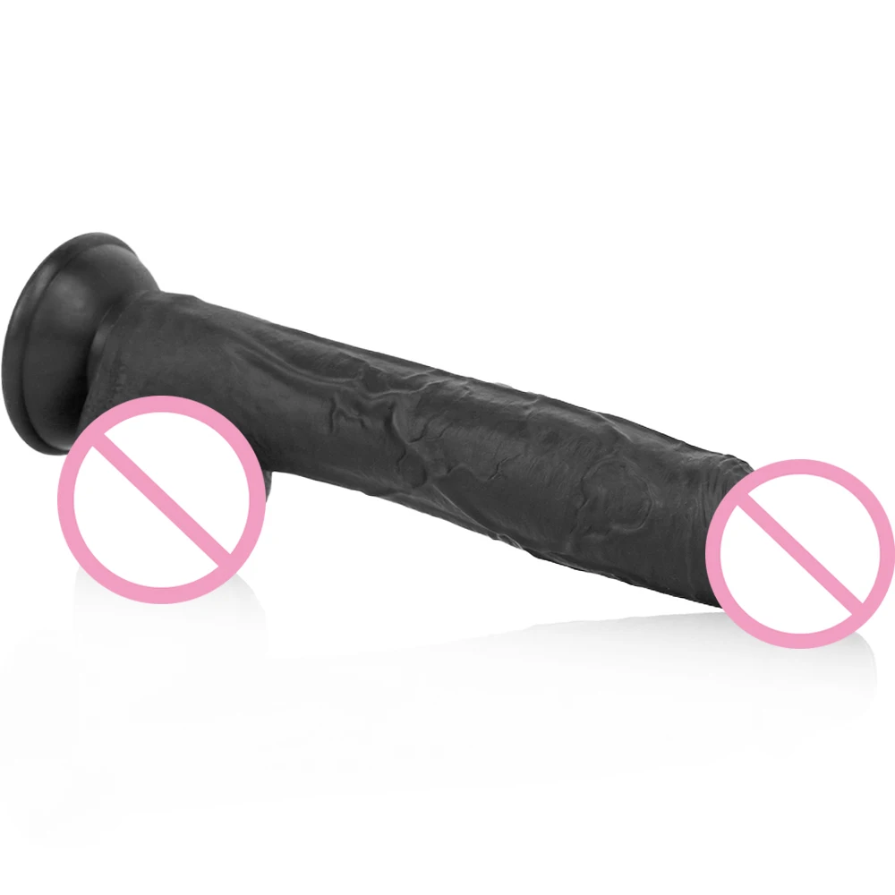 10.2 inch Realistic Dildo Silicone Suction Cup Feels Like Skin Peni Soft Dildo Lifelike Fake Dick Sex Toys for Women