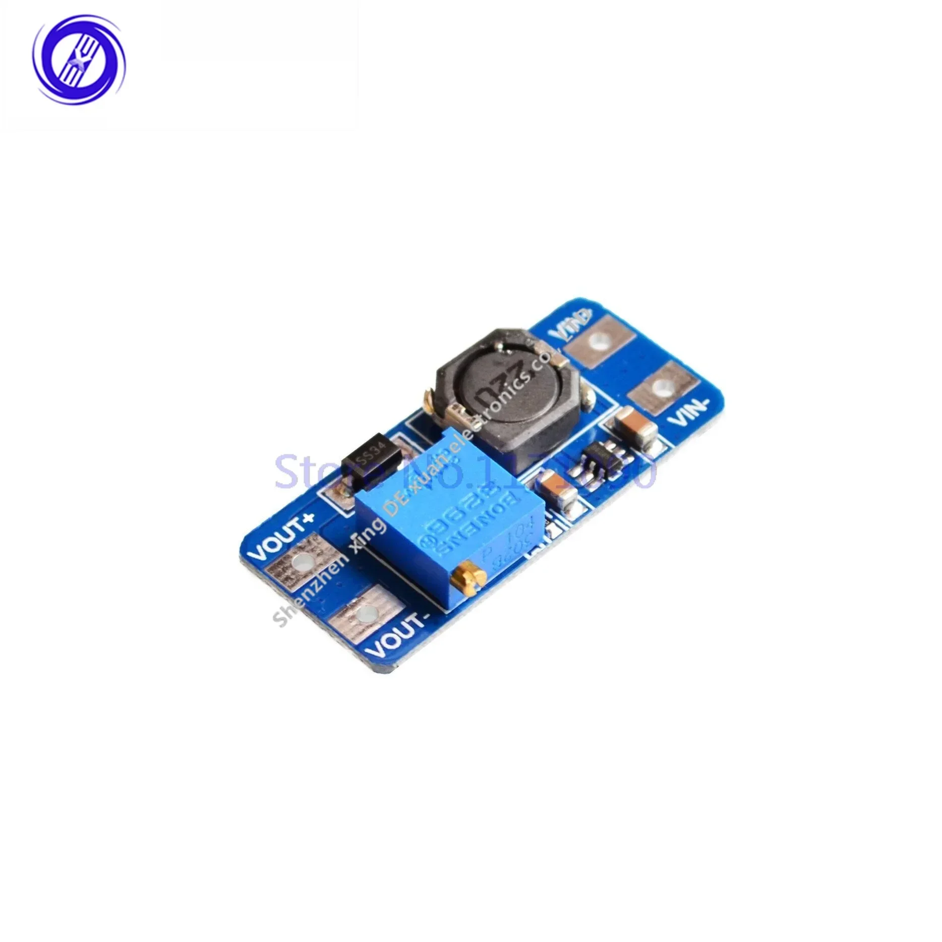 MT3608 DC-DC Adjustable Boost Module 2A Boost Plate Step Up Module with MICRO USB 2V-24V to 5V 9V 12V 28V